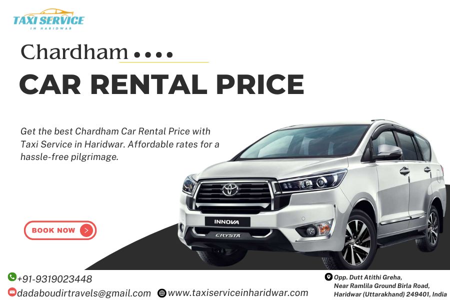 Chardham Car Rental Price