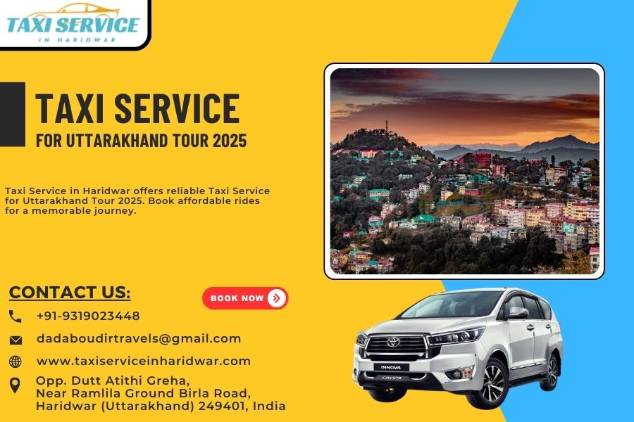 Taxi Service for Uttarakhand Tour 2025