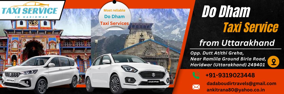 Do Dham Taxi Service from Uttarakhand